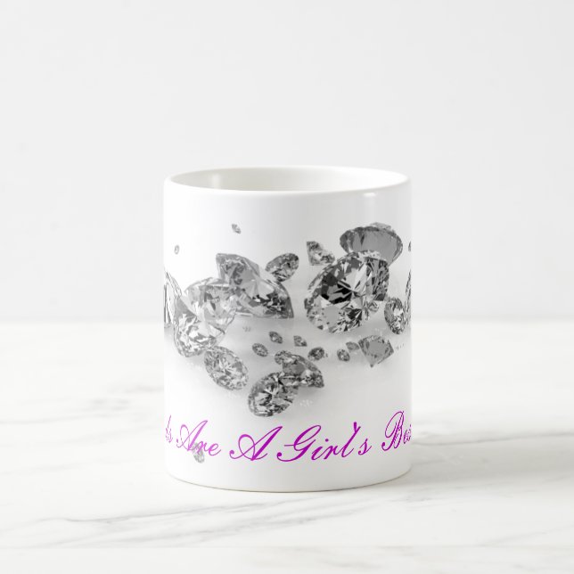 Diamonds Are A Girl's Best Friend Mug (Center)