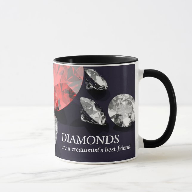 "Diamonds Are Creationist's Best Friend" Mug (Right)