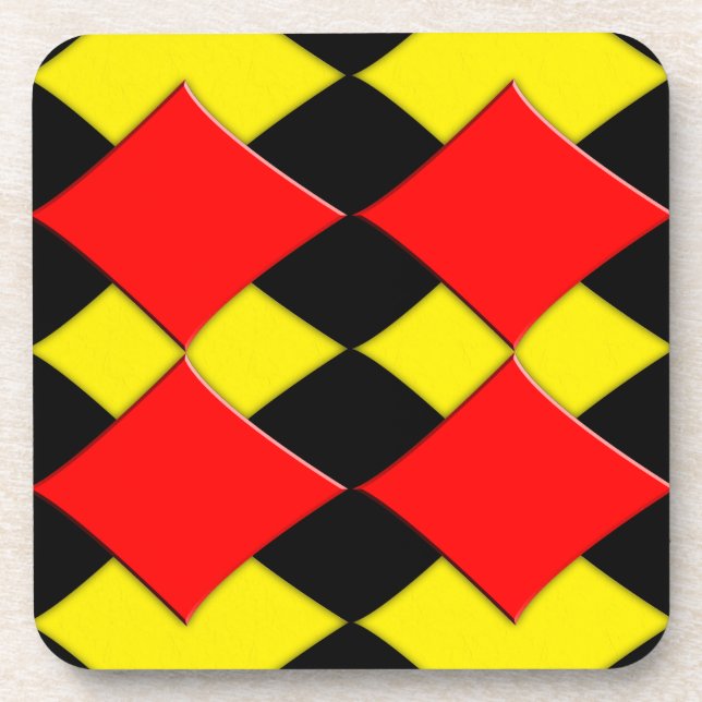 Diamonds Beverage Coaster (Front)