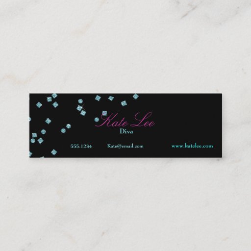 Customizable Diamonds business card