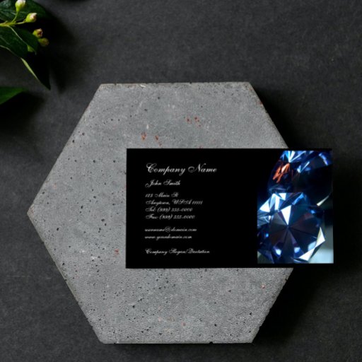 Customizable Diamonds Business Card