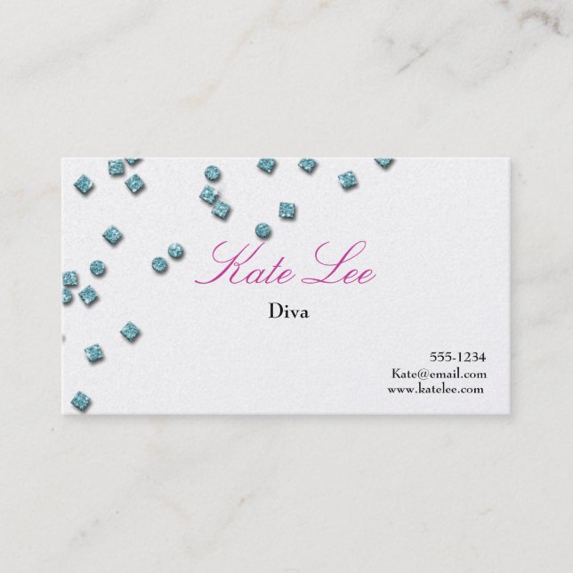 Diamonds business card (Front)
