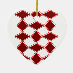 Diamonds Ceramic Ornament