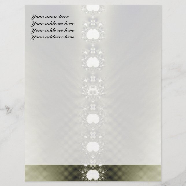 Diamonds Custom Letterhead (Front)