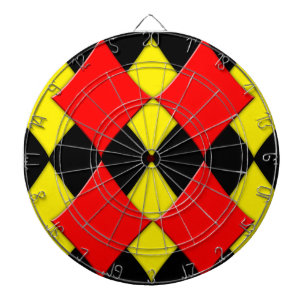 Diamonds Dartboard With Darts