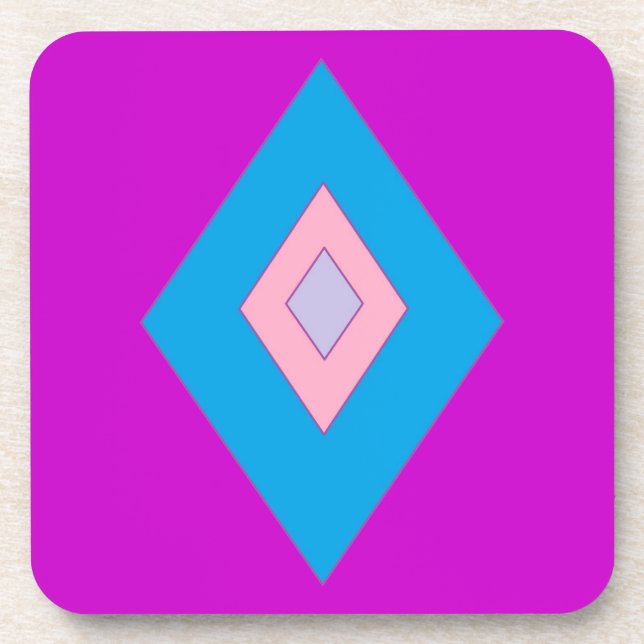 Diamonds Drink Coaster (Front)