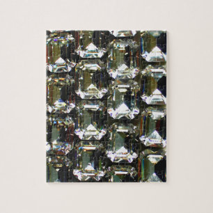 Diamonds, elegant vintage gemstones jigsaw puzzle