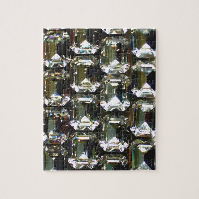 Diamonds, elegant vintage gemstones  jigsaw puzzle (Vertical)