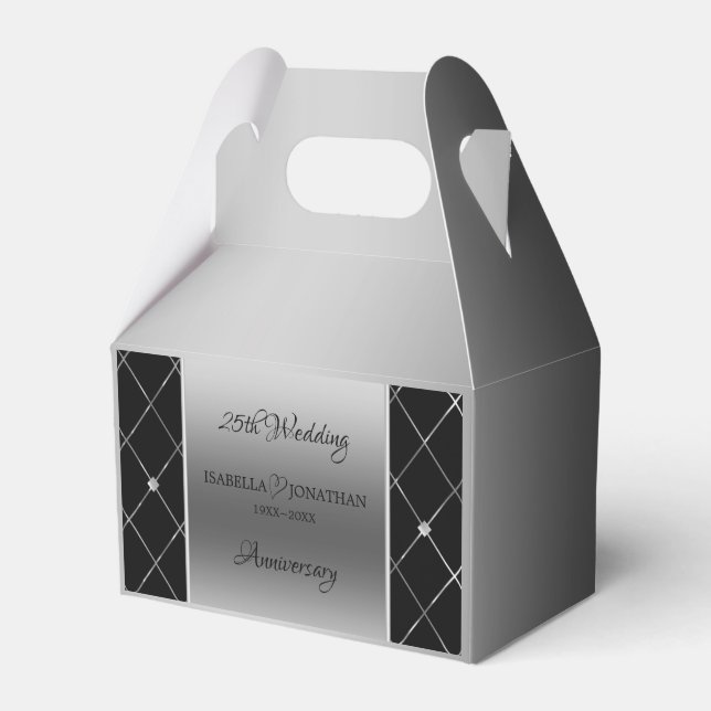 Diamonds Favor Boxes (Front Side)