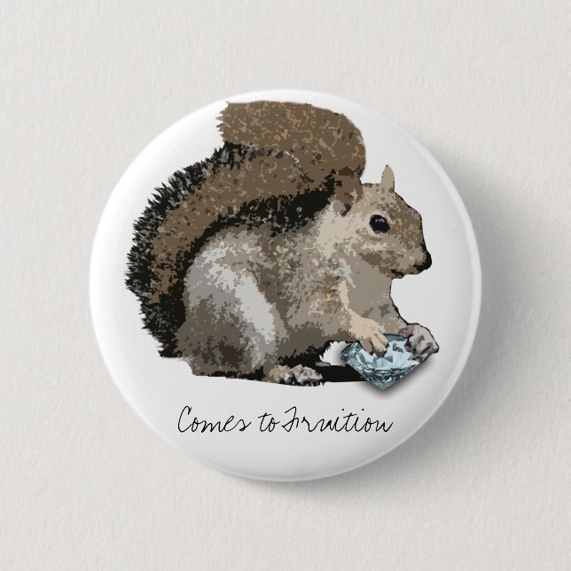 Diamonds for Winter Pinback Button (Front)