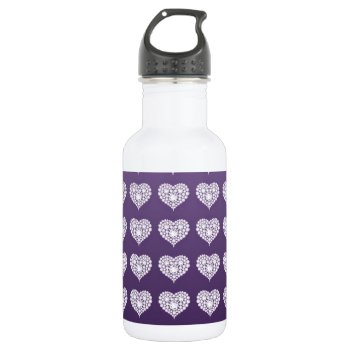 Diamonds Forever Stainless Steel Water Bottle by EveyArtStore at Zazzle