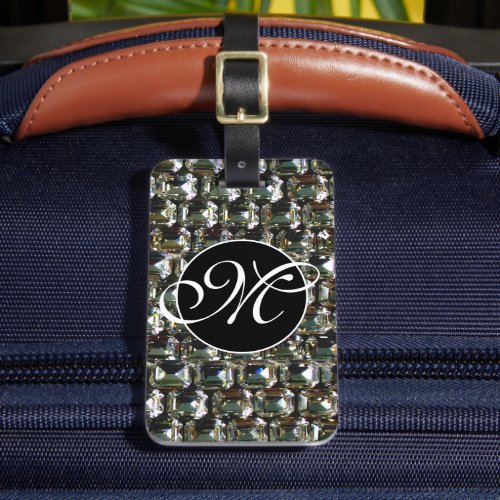 Diamonds gemstone jewelry  luggage tag