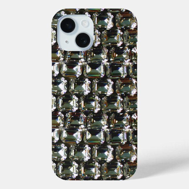 Diamonds gemstones rhinestones Case-Mate iPhone case (Back)