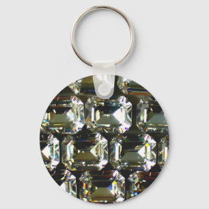 Diamonds gemstones rhinestones keychain