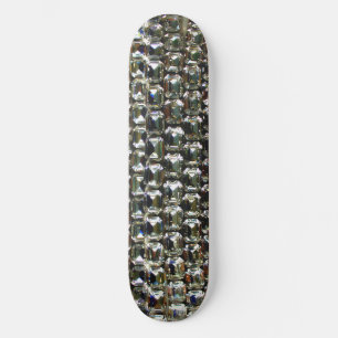 Diamonds gemstones rhinestones skateboard deck