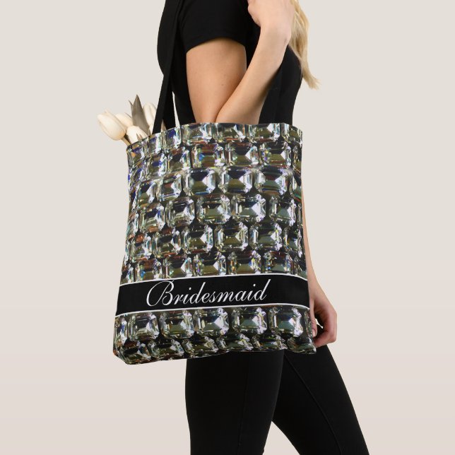 Diamonds, gemstones, vintage jewelry  tote bag (Close Up)