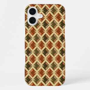 DIAMONDS Geometric Red Gems iPhone 16 Plus Case