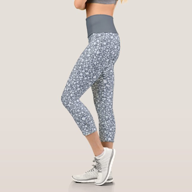 Diamonds Glitter Capri Leggings (Left)