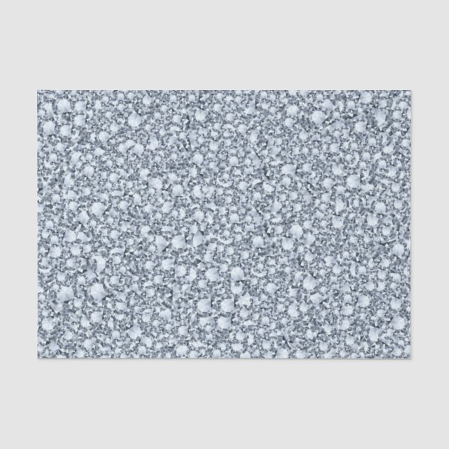 Diamonds Glitter Pattern Tissue Paper (Front)
