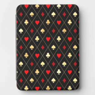Diamonds Hearts Spades Clubs Playing Cards Pattern Kindle Cover