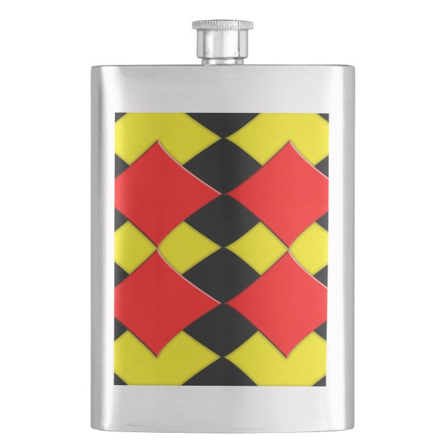 Diamonds Hip Flask (Front)