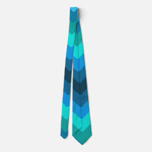Diamonds in the Sea (Geometric Pattern) Neck Tie