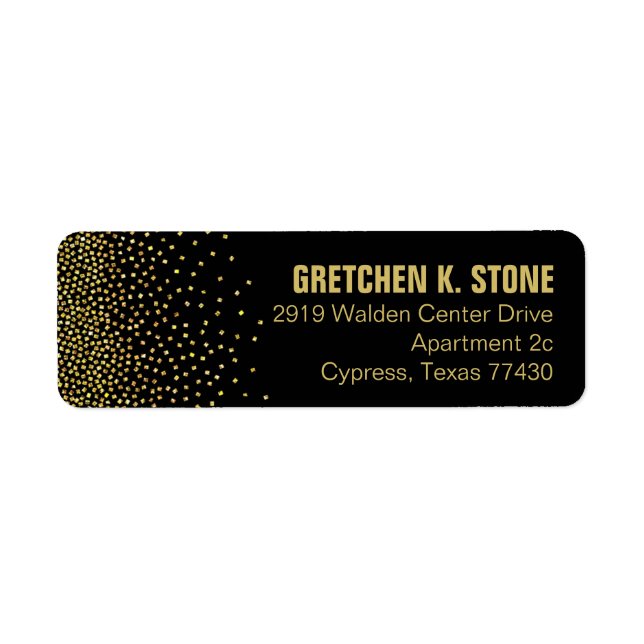 Diamonds in the Sky Address | black Label (Front)