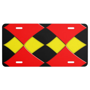 Diamonds License Plate