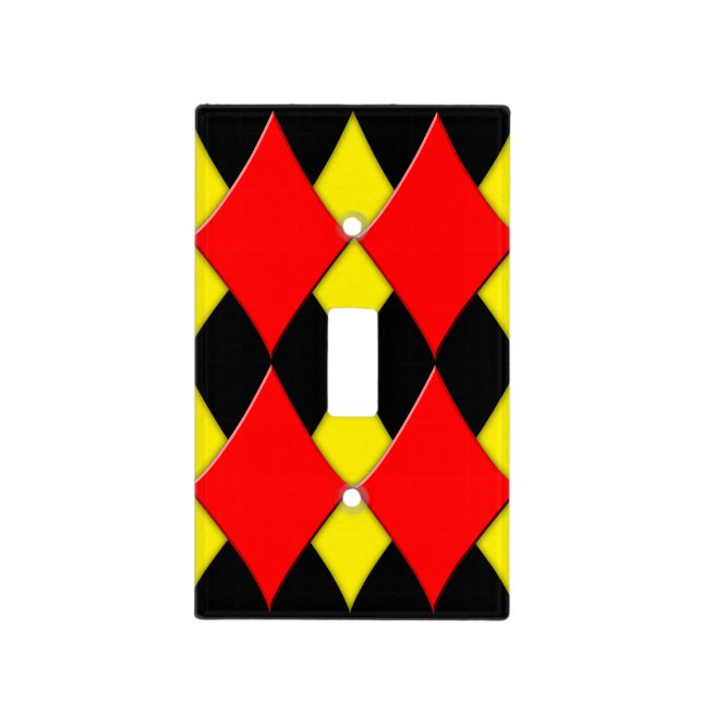 Diamonds Light Switch Cover (Front)