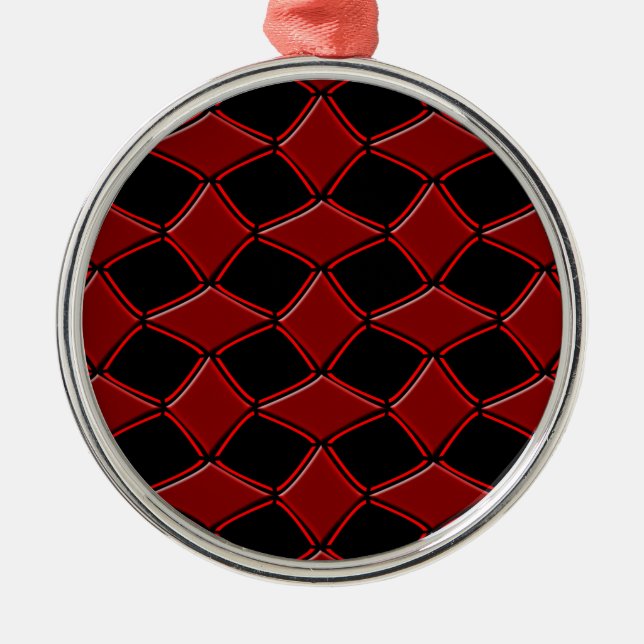 Diamonds Metal Ornament (Front)