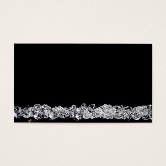 Diamonds on black background (Front)