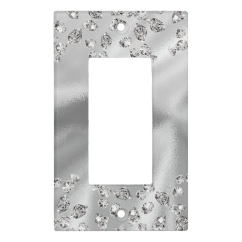 diamonds pattern modern elegant girly trendy light light switch cover