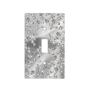 diamonds pattern modern elegant girly trendy light switch cover