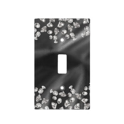 diamonds pattern modern elegant girly trendy light switch cover