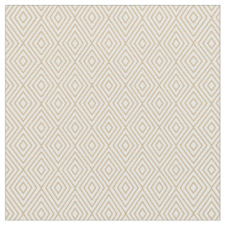 Diamonds Patterned Fabric (Light Gold)