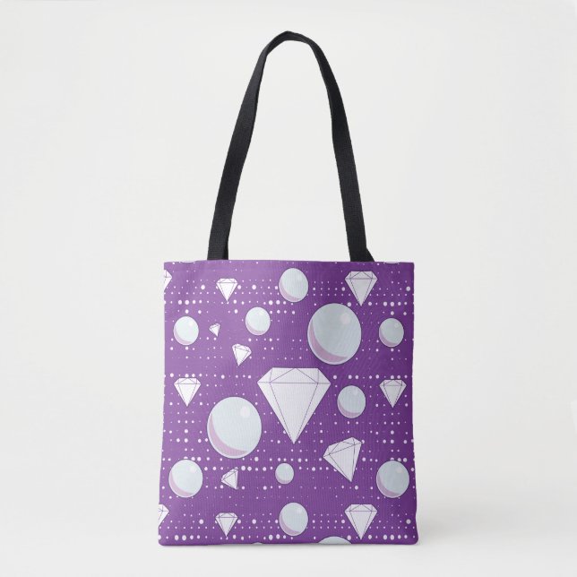 Diamonds & Pearls Tote Bag (Front)