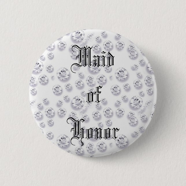 Diamonds Pinback Button (Front)