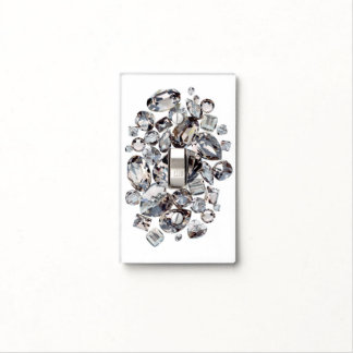 Diamonds Precious Light Switch Cover