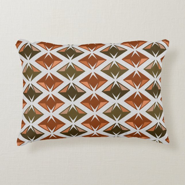 DIAMONDS red Decorative Pillow (Front)