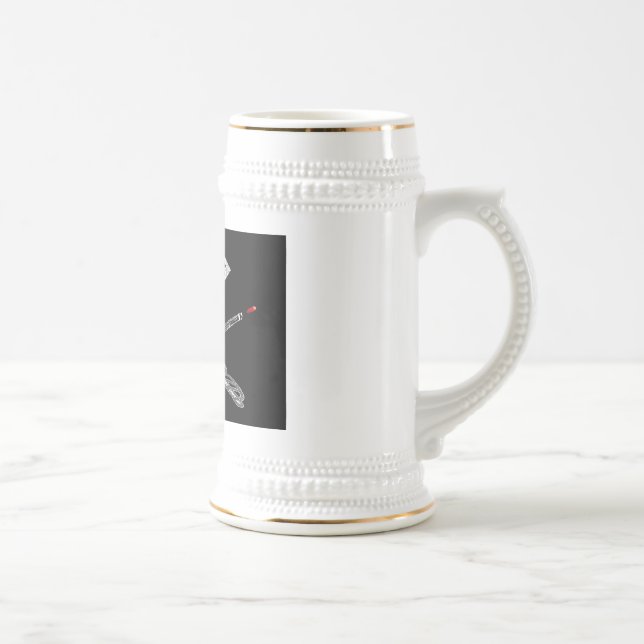 Diamond's Rule Flag Beer Stein (Right)