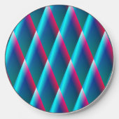 Diamonds Teal Wireless Charger (Front)