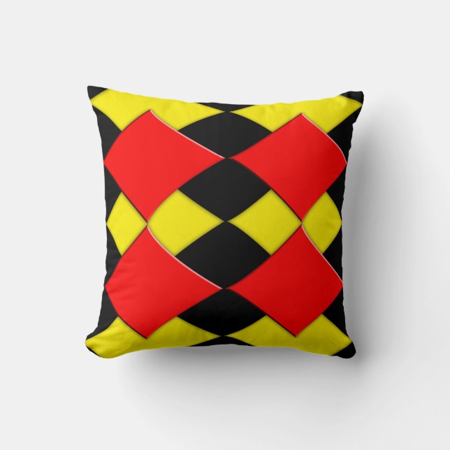 Diamonds Throw Pillow (Front)