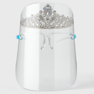 Diamonds Tiara Princess Crown Face Shield