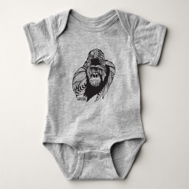 Dian Fossey Gorilla Fund Baby Bodysuit (Front)