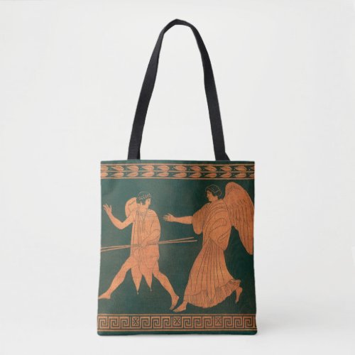 Diana and an Angel Vintage Roman Mythology Tote Bag