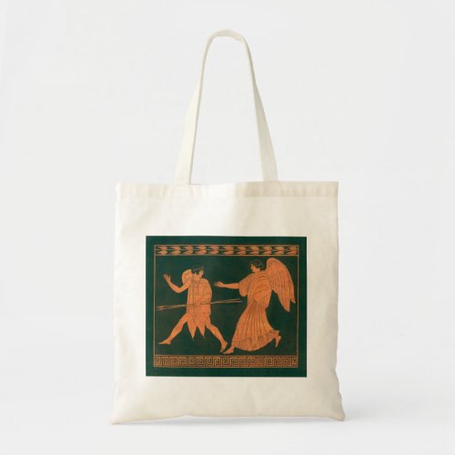 Diana and an Angel Vintage Roman Mythology Tote Bag