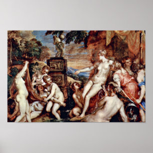 Diana And Callisto By Tizian (Best Quality) Poster