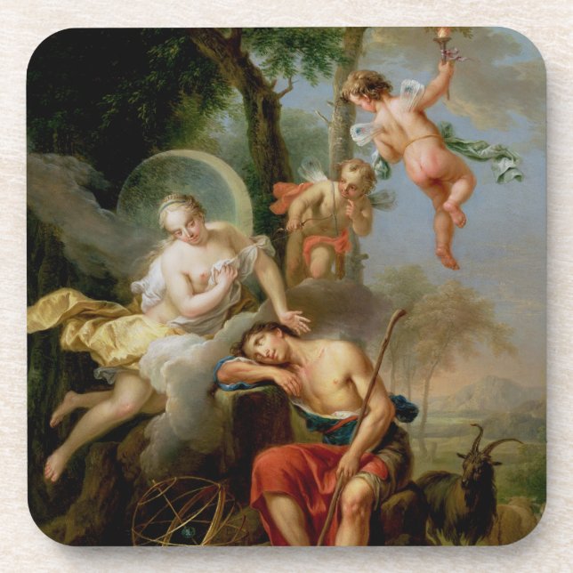 Diana and Endymion Beverage Coaster (Front)