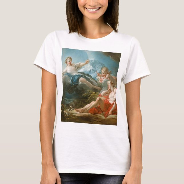 Diana and Endymion By Jean-Honoré Fragonard T-Shirt (Front)