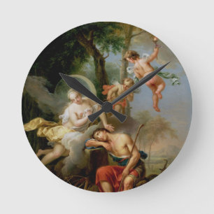 Diana and Endymion Round Clock